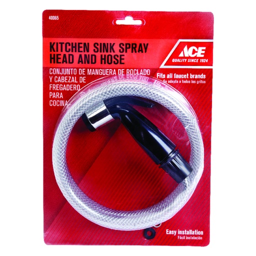 [40085] FAUCT SPRAY BLK HD W/HSE