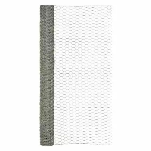 [70793] Garden Craft 48 in. H X 25 Ft. L Galvanized Steel Fencing 1 in. X 1 in. in