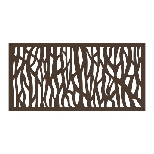[73055918] 2 Ft. X 4 Ft. Sprig Umber Decorative Screen Panel
