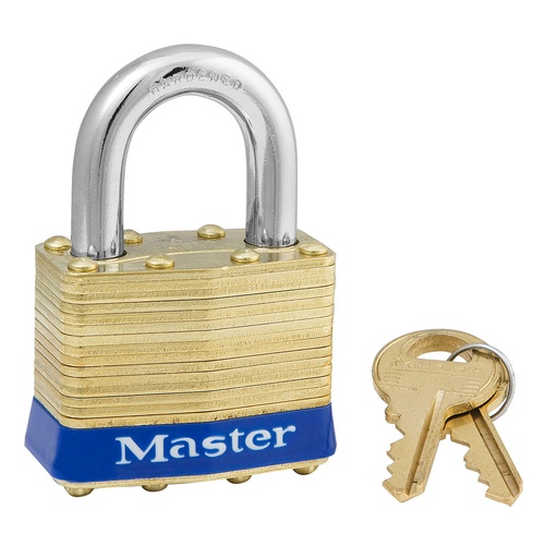 [382003820] Master Lock 2D No. 2 Brass Padlock