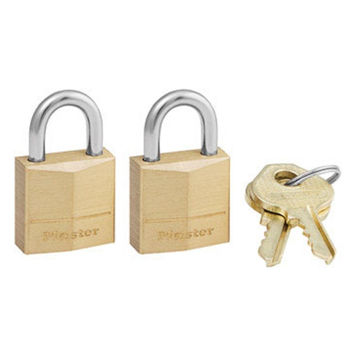 [55755] PADLOCK 3/4"BRAS KA 2PK