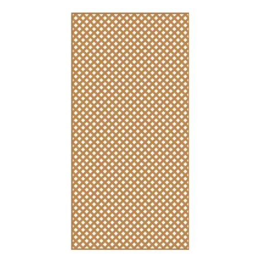 [140001244] PANEL LAT. PVC PRIV. 4X8 CEDAR