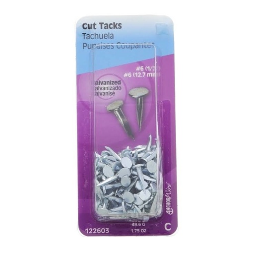 [122612] Hillman 5164983 No.6 X 0.5 in. 0.5 Oz Aluminum Cut Tack