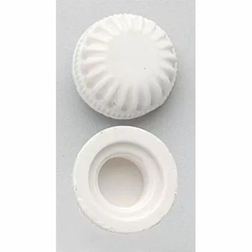 [S70582] SATCO 2 WHT PLASTIC LOCK UP CAPS