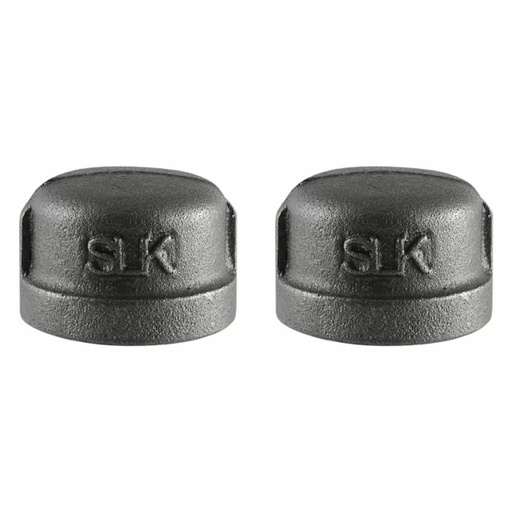 [4698346] Pipe Decor 1/2 in. FPT X 1/2 in. D FPT Black Malleable Iron 1 1/4 in. L Tee