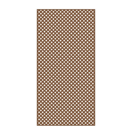 [140001236] PANEL LAT. PVC REG. 4X8 REDWOOD