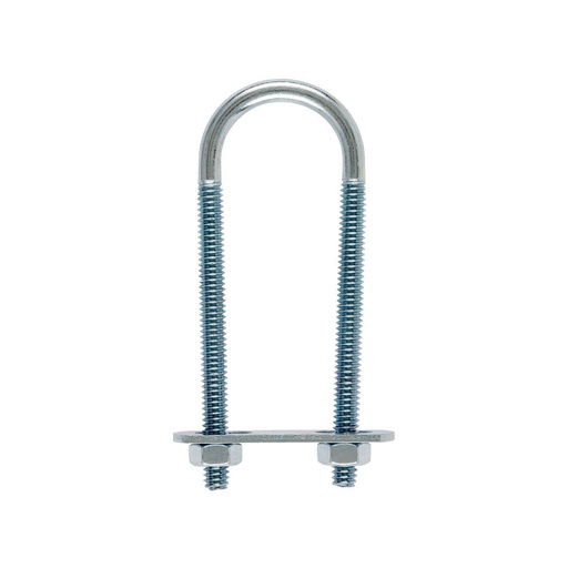 [5007943] Hampton 1/4 in. X 1-1/8 in. W X 3-1/2 in. L Coarse Zinc-Plated Steel U-Bolt
