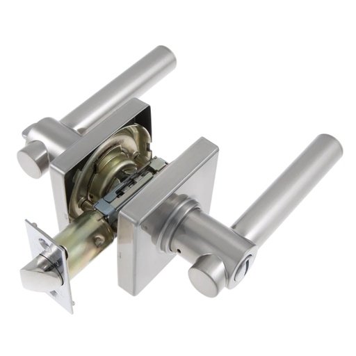 [380009366] Toledo CV1920GIUS15 Girona European Privacy Leverset, Satin Nickel