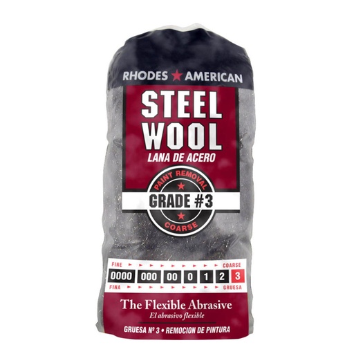 [1361120] STEEL WOOL PADS #3 12PK