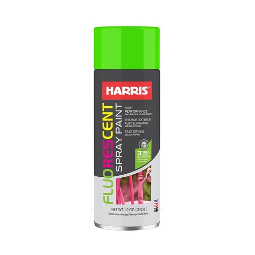 [420000362] HARRIS FLUOR. GREEN SPRAY 12 OZ