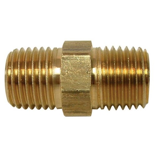 [4338695] HEX NIPPL1/8"MPT YBRS LL
