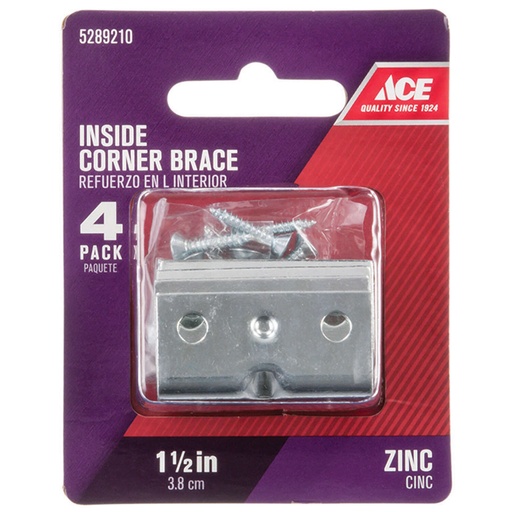 [5289210] CORNR BRC IN 1-1/2"ZN4PK