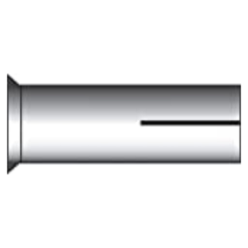 [372083] HILLMAN 1/2 in. D X 2 in. L Steel Round Head Drop-in Anchors 50 Pk