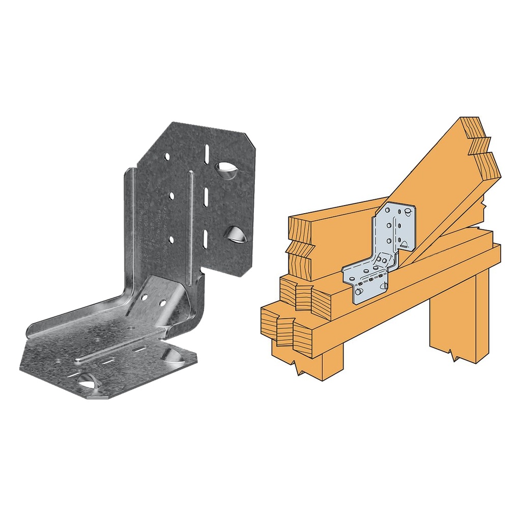 GBC 16-Gauge Galvanized Gable Brace Connector | Ferreteria Maderas 3C