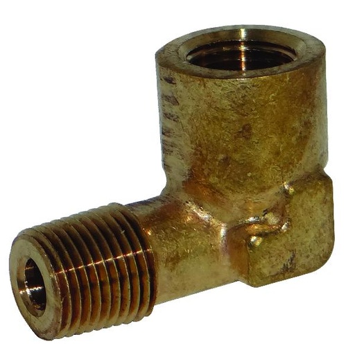 [4505491] 1/8 in. FPT X 1/8 in. D MPT Brass 90 Degree Street Elbow