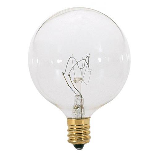[S3728] BOMB. SATCO 40W G16 CAND CLEAR