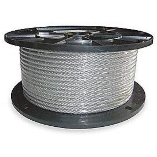 [5368766] Apex Tools Group 7000426 250 Ft. Reel 0.12 in. 7 X 7 Stainless Steel Cable