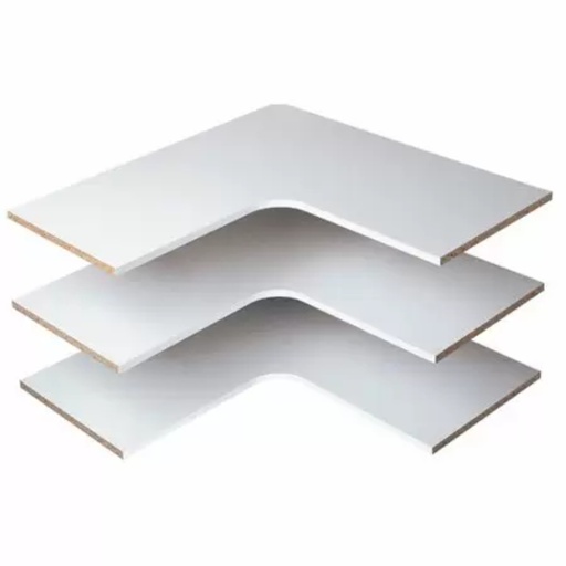 [RS3003] EASY TRACK CORNER SHELVES 3PK W