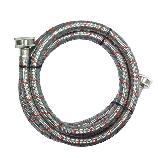 [4164141] Ace 3/4 in. FHT in. X 3/4 in. D FHT 60 in. Braided Stainless Steel Washing Machine Supply Line