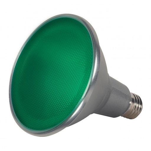 [S9481] BOMB.SATCO 15PAR38 LED GREE 120V