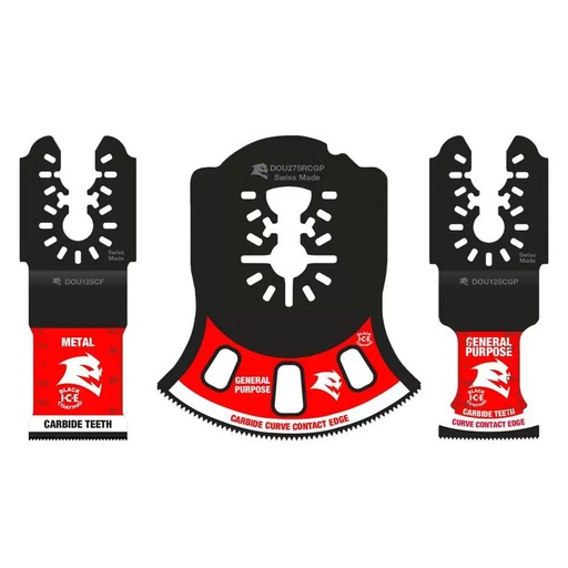 [DOU3CS] Diablo Carbide Oscillating Blade Set General Purpose Cuts 3 Pc