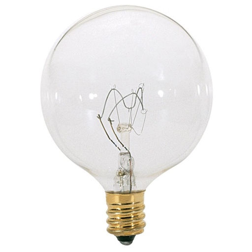 [S3727] BOMB. SATCO 25W G16 CAND CLEAR
