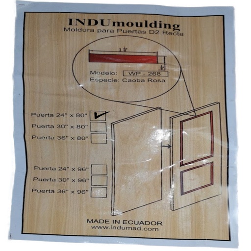 [295000850] KIT MOLDURA CAO.LATICE 24X80