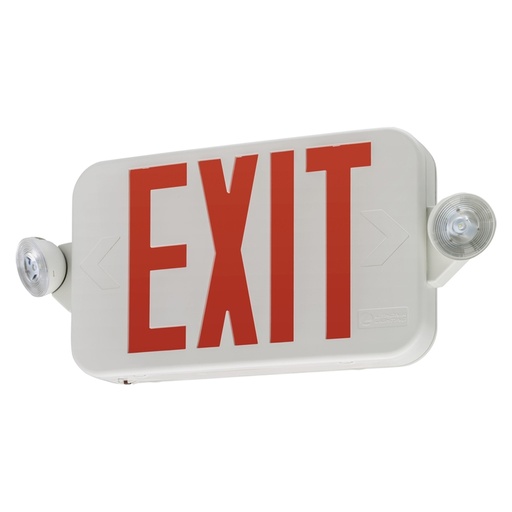 [3009400] Lithonia Lighting Switch Hardwired LED White Exit Sign and Emergency Light