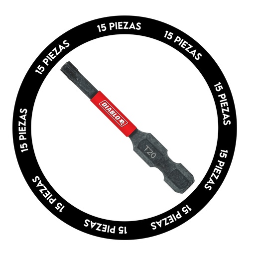 [DT202P15] DB INSERT BIT T20 2 15PK TICT