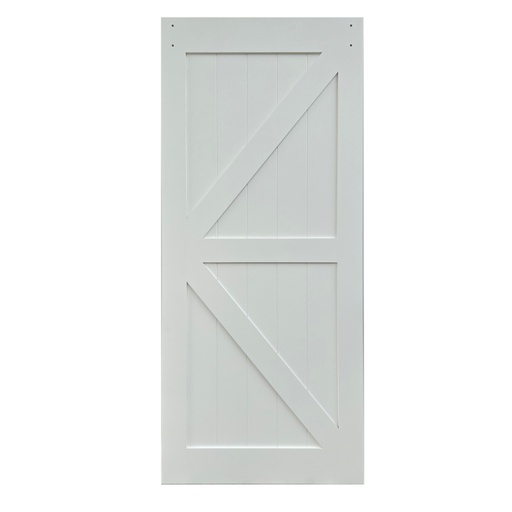 [147528436] BARNDOOR KIT "TEXAS" WHITE 36X84