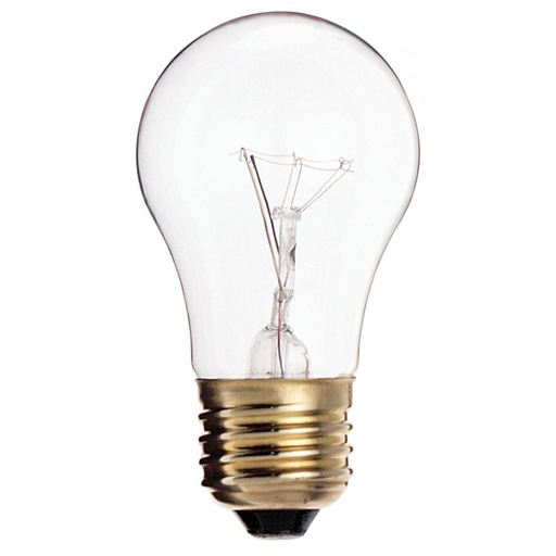 [S3720] Satco 40W E26 A15 Clear Incandescent Bulb