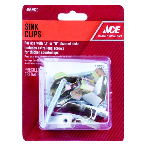 [4563920] SINK CLIPS W/SCREWS