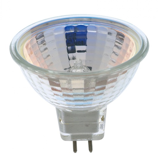 [S3461] Satco Lighting S3461 Single 20 Watt Dimmable MR16 Bi Pin Halogen Bulb - 2900K Frosted Bulbs Bulbs Halogen