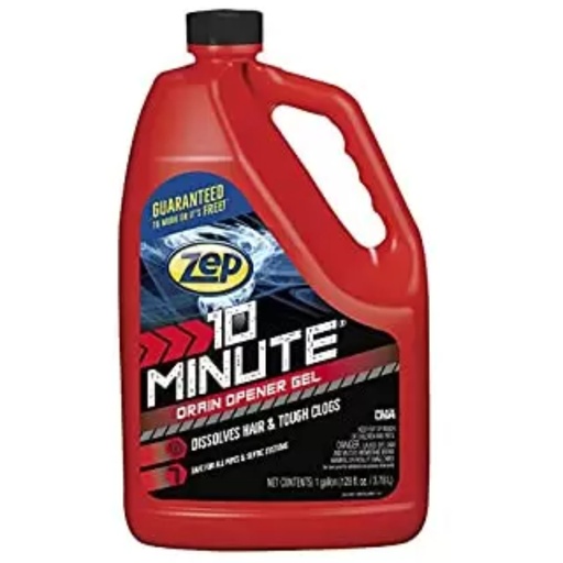 [4267159] Zep Liquid Drain Cleaner Fast Acting Hair Clog Remover 1 Gal.