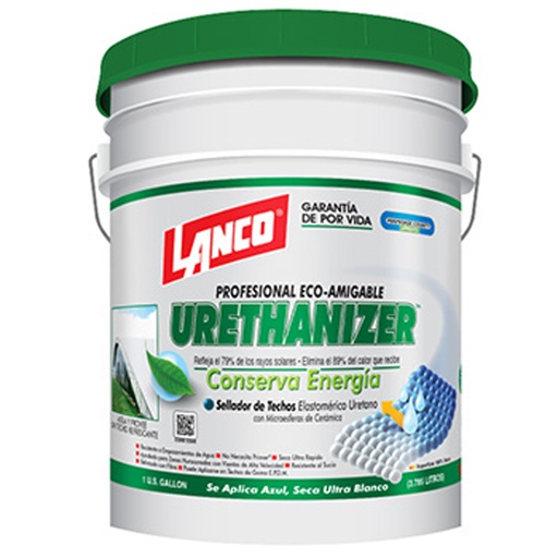 [RC9942] Lanco Urethanizer Roof Sealer Eco-Friendly Sealer + Ceramic Microspheres 5 Gal.