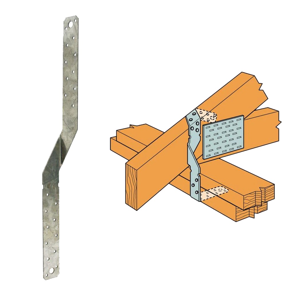 Simpson Strong-Tie 16 Twist Strap Mts16 | Ferreteria Maderas 3C
