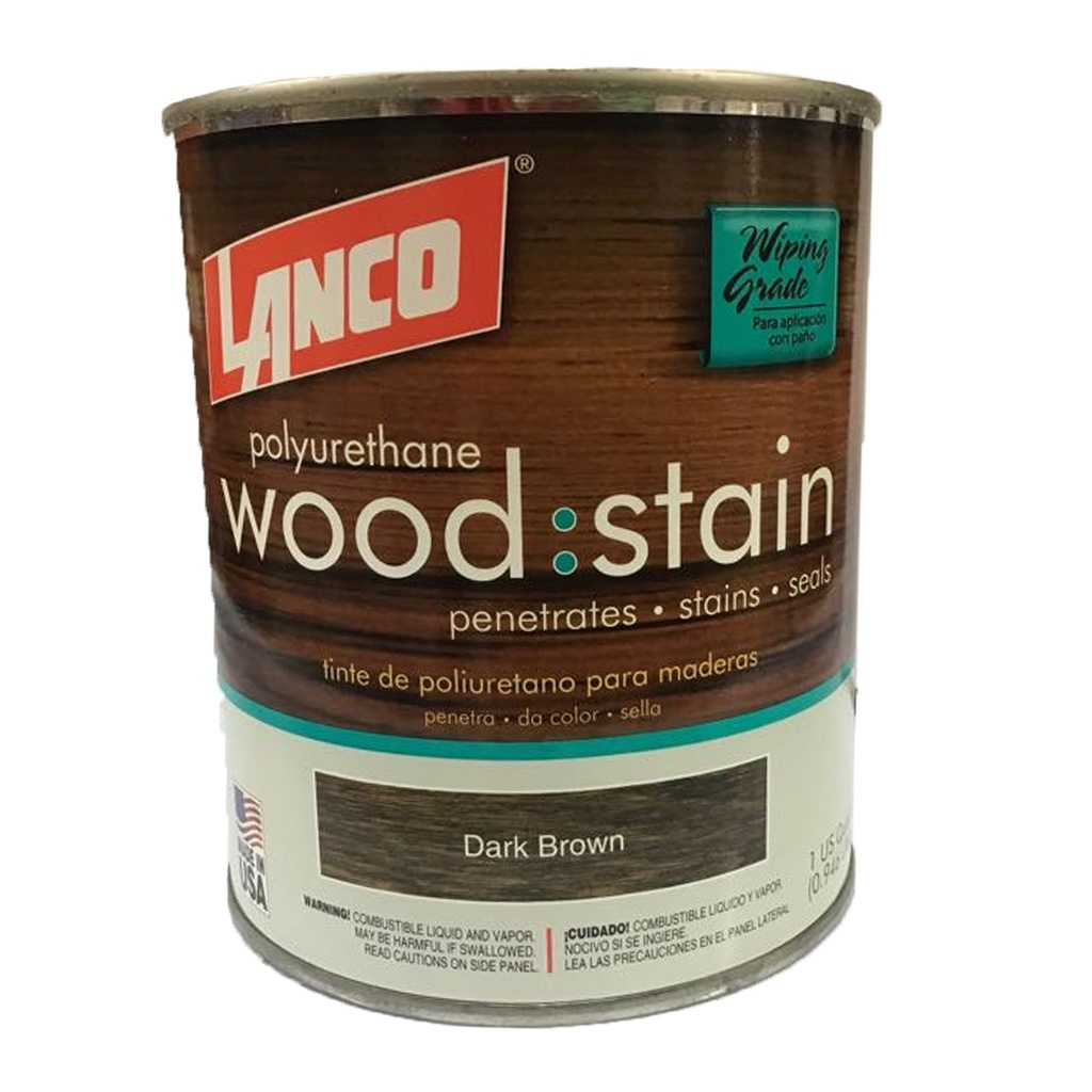 LANCO W/STAIN DARK BROWN QT | Ferreteria Maderas 3C