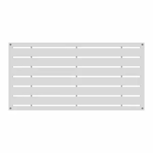 [73042821] 2 Ft. X 4 Ft. Boardwalk White Polypropylene Decorative Screen Panel