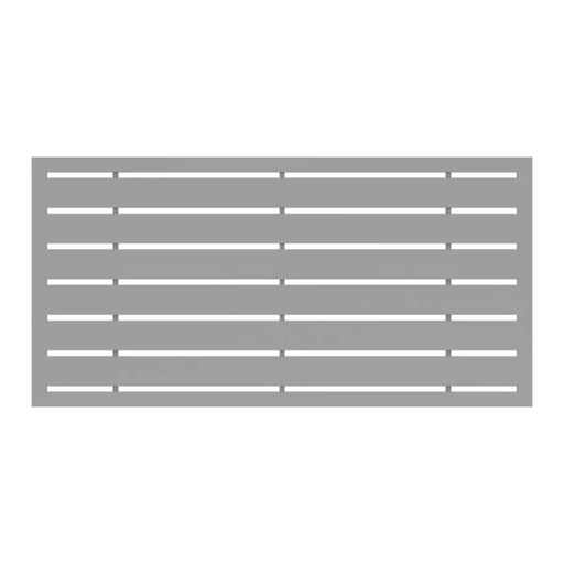 [73042823] Barrette Outdoor Living 2 Ft. X 4 Ft. Boardwalk Clay Vinyl Decorative Screen Panel