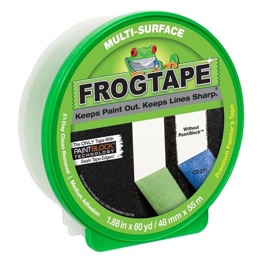 [1392232] FrogTape 1.88 in. W X 60 Yd L Green Medium Strength Painter's Tape 1 Pk