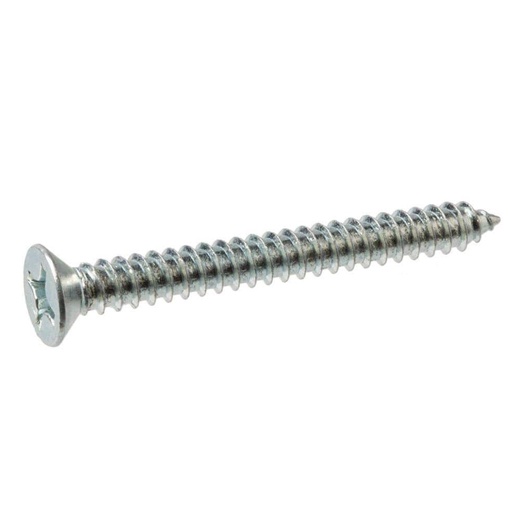 [399005230] HILLMAN No. 6 Ga. X 1-1/4 in. L Phillips Flat Head Sheet Metal Screws 100 Pk