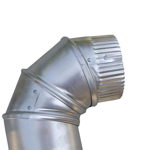[41131] ELBOW ADJUSTABLE ALUM 4"