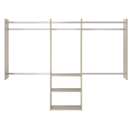 [RB1460CG] Easy Track 84 in. H X 96 in. W X 14 in. L Wood Laminate Closet Organizer