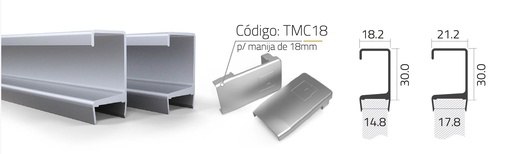 [TMC18] TAPA TIRADOR PARA MC18