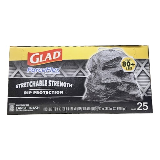 [6108328] TRASH BAG BLACK 30G 25PK