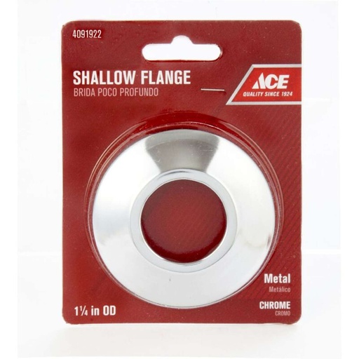 [4091922] Ace 1-1/4 in. Metal Shallow Flange
