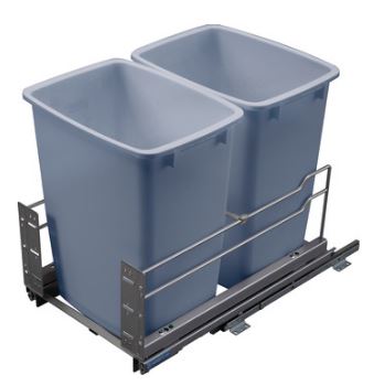 [50256942] HAFELE WASTE BIN DOUBLE PULL OUT