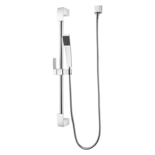 [LG16-3DFC] Pfister LG16-3DF Kenzo Single Function Hand Shower with Hose Supply Elbow and Slide Bar Polished Chrome Showers Hand Showers Single Function