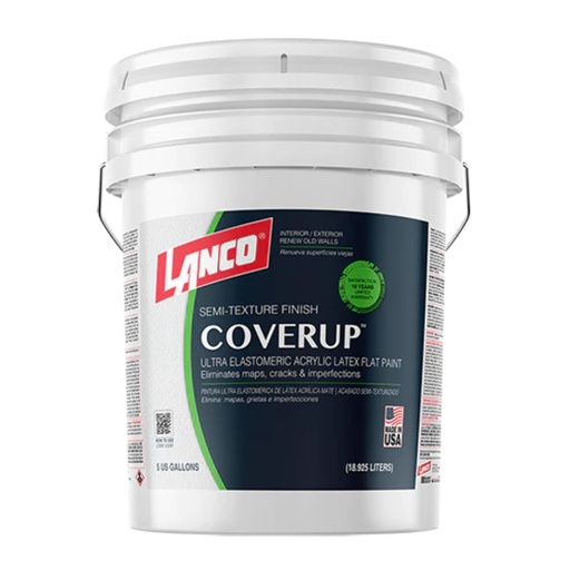 [CU14202] LANCO COVERUP WHT/PAS PL.