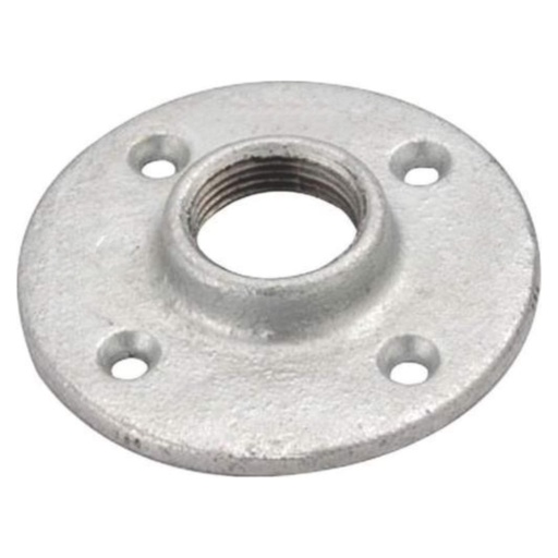 [440009920] 1-1/4 in. Galvanized Malleable Iron Floor Flange Fitting